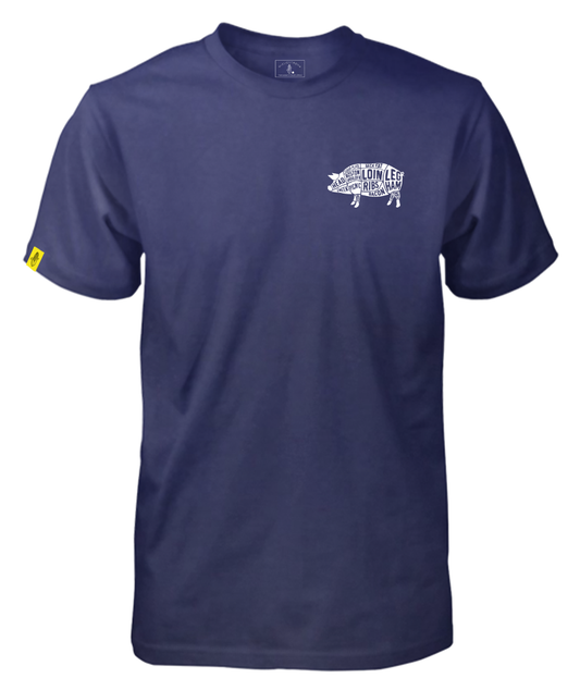 Pork Chop Navy Tee